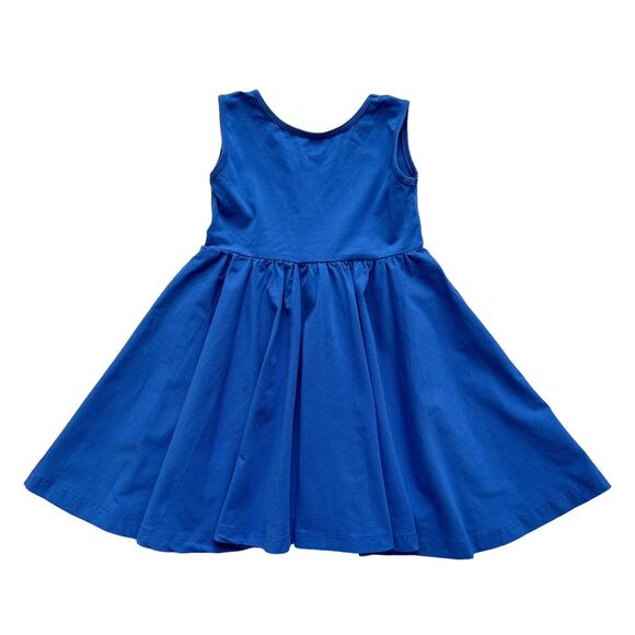 Flower & Ivy Blue Sleeveless Twirl Tank Dress Size 4 - Picture 1 of 4